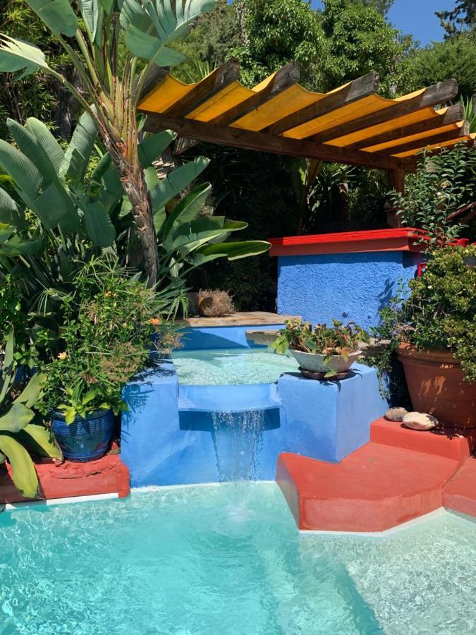 "La Villa Bali", En Bord De Mer A 5 Mn Des Plages Avec Piscine A Cascade, Grand Exterieur Unique Sur Le Theme De Bali Six-Fours-les-Plages Bagian luar foto